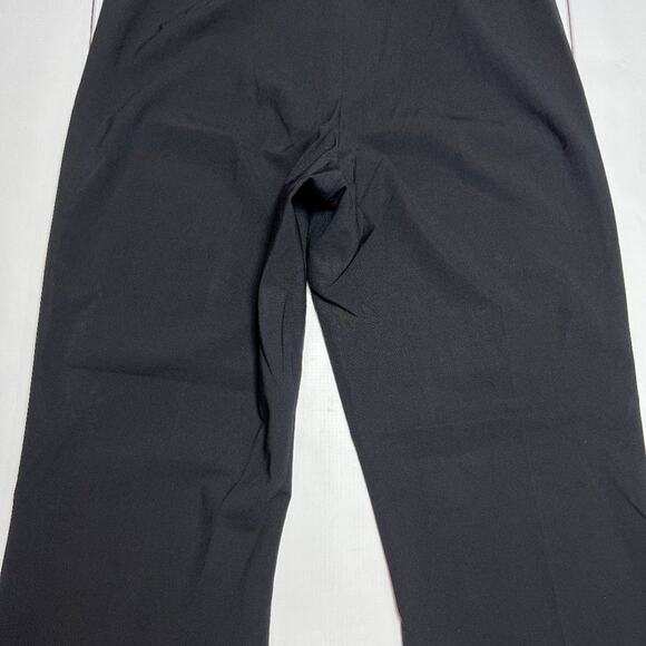 HUGO BOSS Tulia Virgin Wool Flare Leg Trousers SIZE 4 Black Dress Pants - Picture 13 of 13